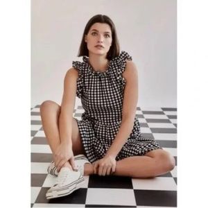 Maeve by Anthropologie Ruffle Gingham Dress